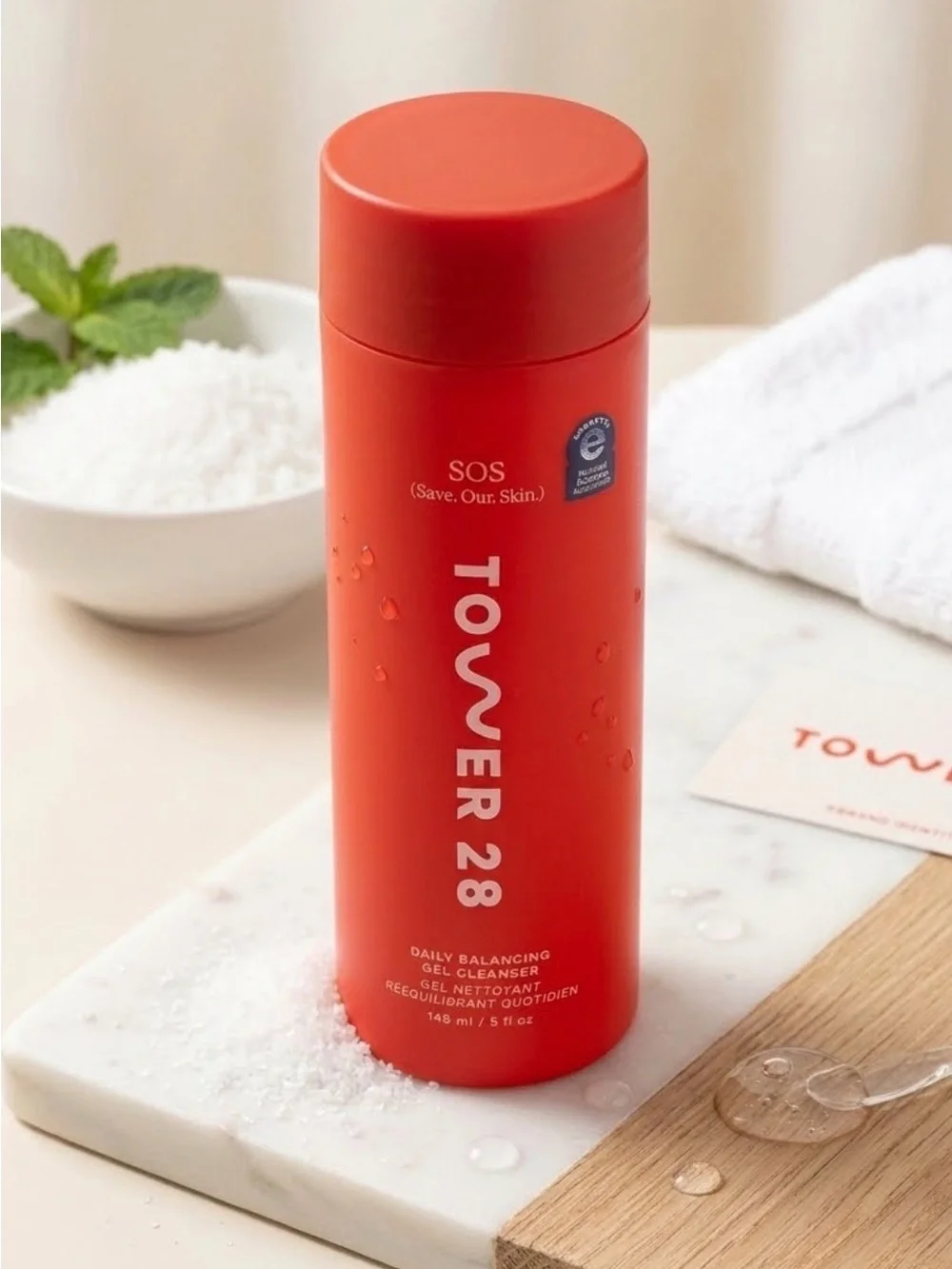 Tower 28 SOS Daily Balancing Gel Cleanser- 5fl oz